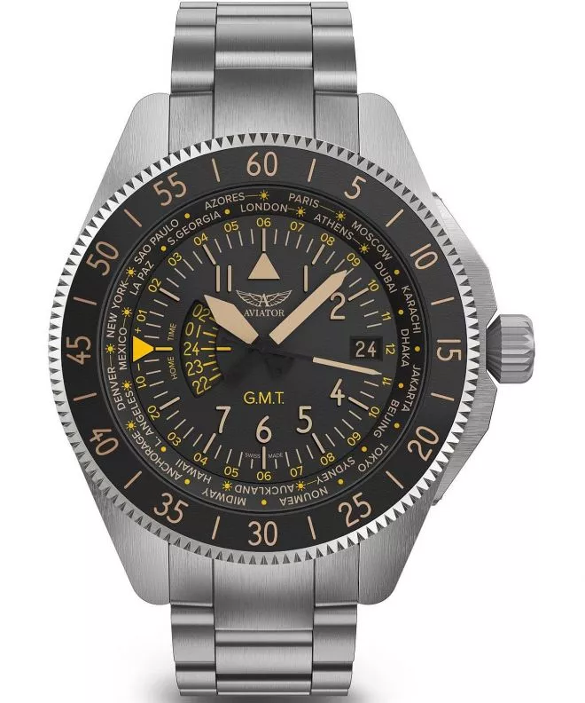 Aviator Airacobra GMT watch V.1.37.0.303.5