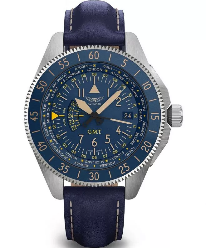Aviator Airacobra GMT watch V.1.37.0.304.4