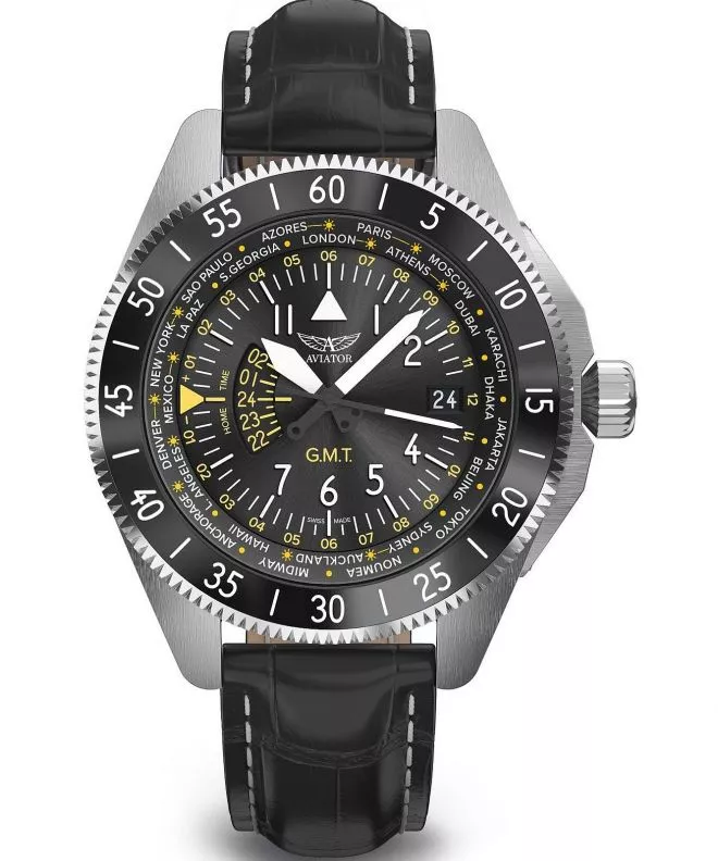 Aviator Airacobra GMT watch V.1.37.0.307.4