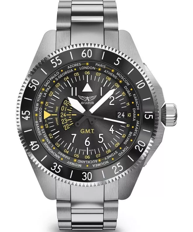 Aviator Airacobra GMT watch V.1.37.0.307.5