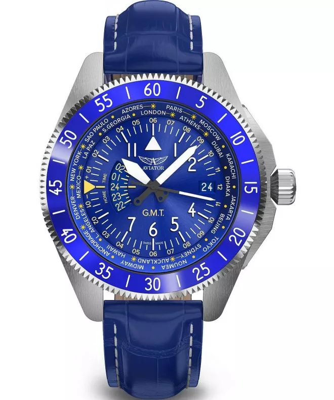 Aviator Airacobra GMT watch V.1.37.0.308.4
