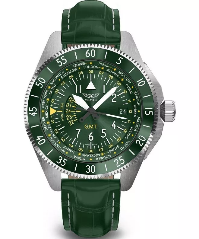 Aviator Airacobra GMT watch V.1.37.0.309.4