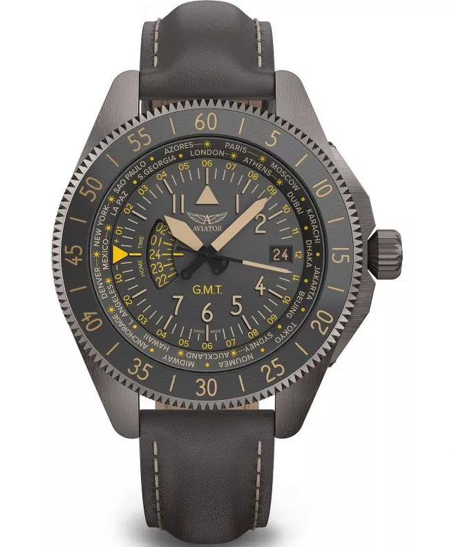Aviator Airacobra GMT watch V.1.37.7.305.4