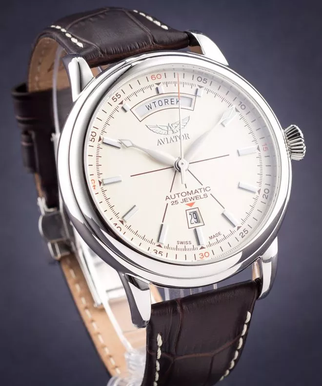 Aviator Douglas Automatic Limited Edition Poland Men's Watch V.3.20.0.141.4-PL