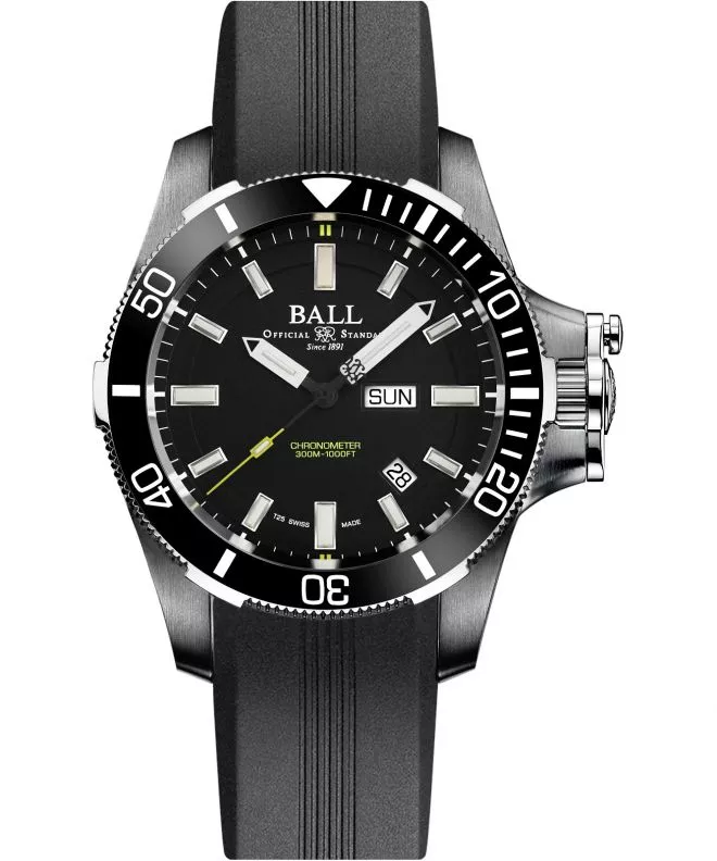 Ball Engineer Hydrocarbon Submarine Warfare Ceramic Automatic Chronometer Men's Watch DM2236A-PCJ-BK