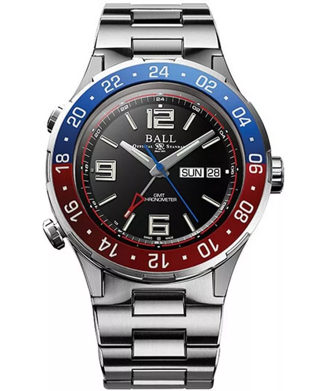 Ball Roadmaster Marine GMT Titanium Automatic Chronometer Limited Edition Men's Watch DG3030B-SCJ-BK