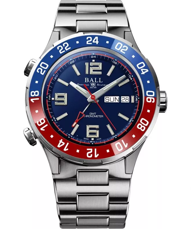 Ball Roadmaster Marine GMT Titanium Automatic Chronometer Limited Edition Men's Watch DG3030B-S4C-BE