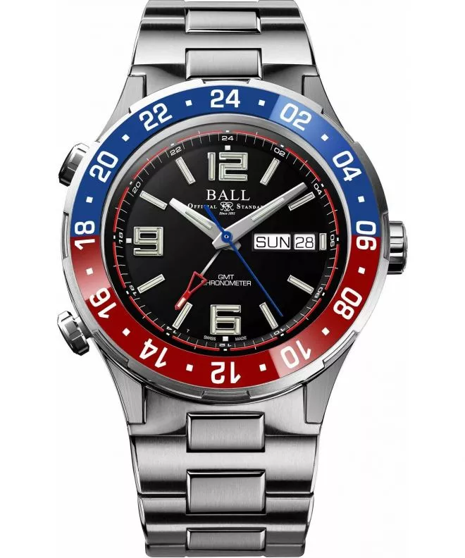 Ball Roadmaster Marine GMT Titanium Automatic Chronometer Limited Edition Men's Watch DG3030B-S4C-BK