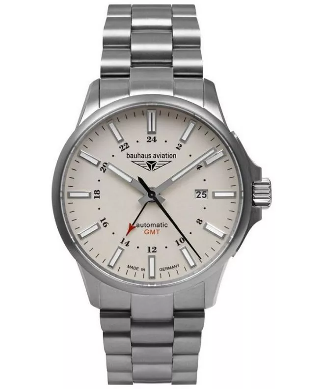 Bauhaus Aviation Titanium Automatic GMT watch 2868M-5