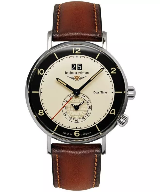 Bauhaus Aviation Vintage Pilot watch 2446-2