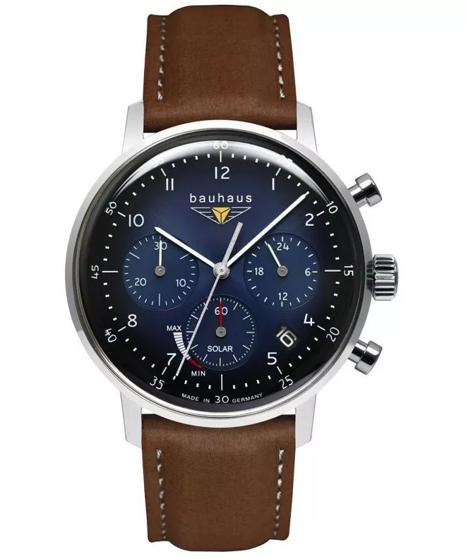 Bauhaus Classic Power Reserve Solar Chronograph watch 2086-3