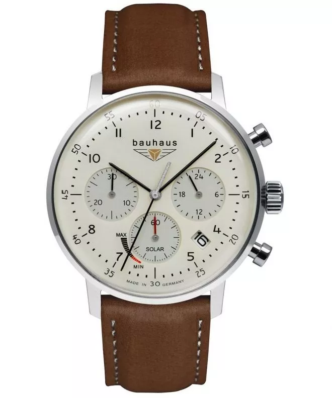 Bauhaus Classic Power Reserve Solar Chronograph watch 2086-5