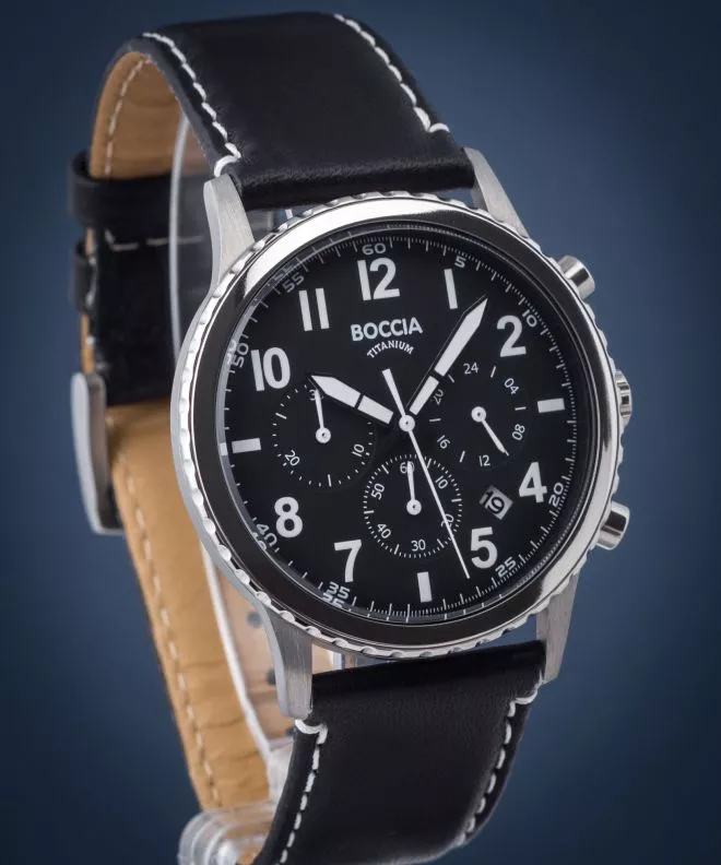 Boccia Titanium Chronograph watch 3745-01