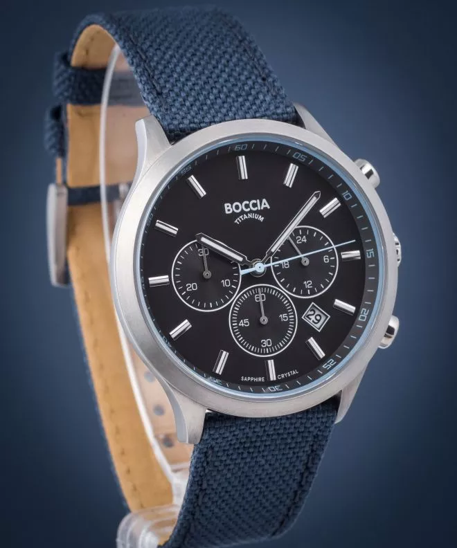 Boccia Titanium Chronograph watch 3750-02