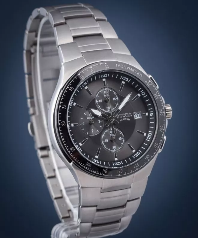 Boccia Titanium Chronograph watch 3773-01