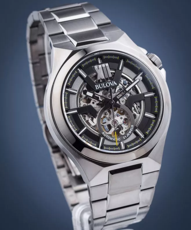 Bulova Classic Skeleton Automatic Men's Watch 98A179