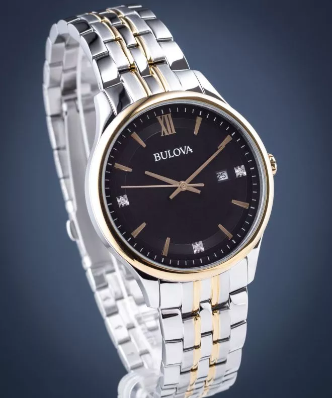 Bulova Gold Diamond Watch 98D160