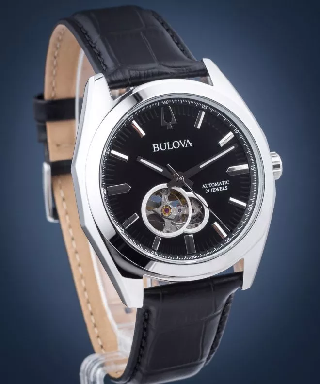 Bulova Surveyor Open Heart Automatic gents watch 96A273