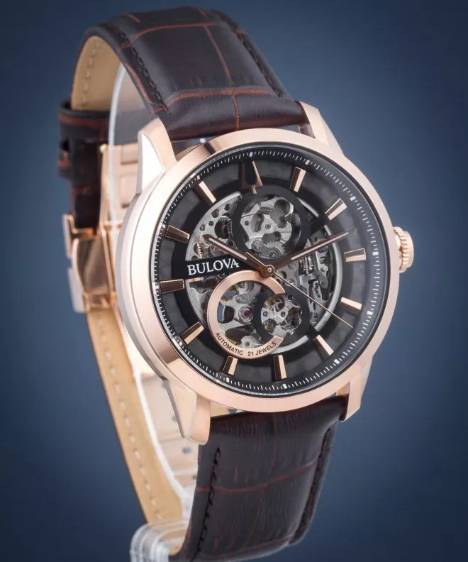 Bulova Sutton Skeleton gents watch 97A169