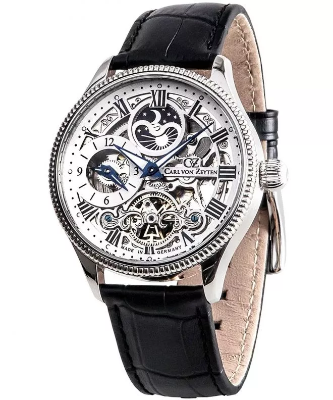 Carl von Zeyten Kirnbach  Skeleton Automatic watch CVZ0034WHS