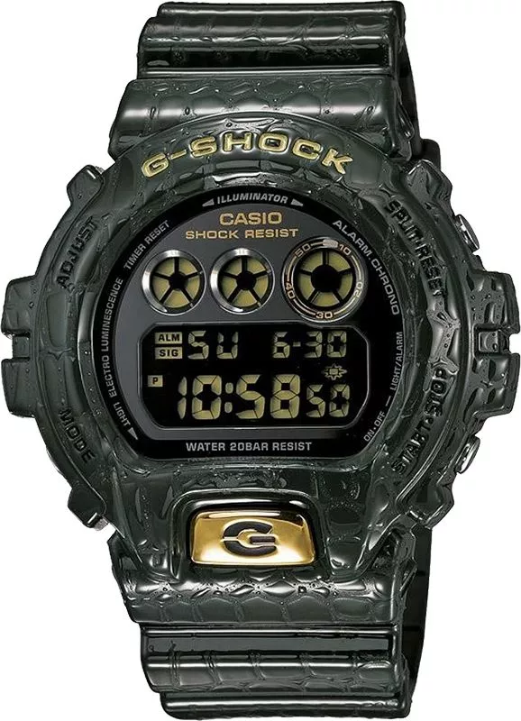 G-SHOCK ザ•レプタイルズ DW-6900CR クロコ G-Shock DW-6900CR-3ER - Casio Watch • Watchard.com