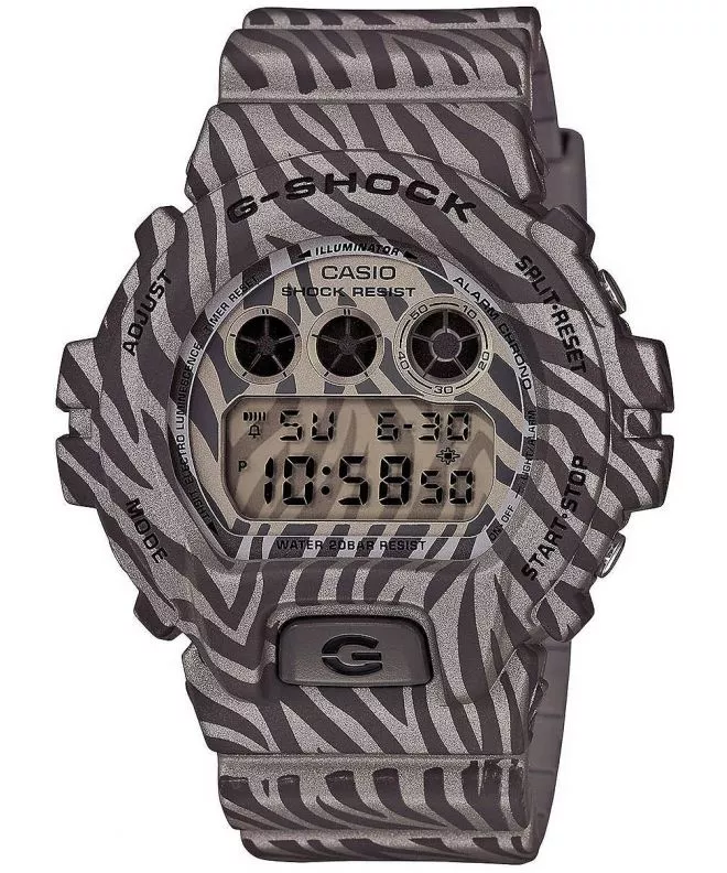 Casio G-SHOCK Zebra Camo Watch DW-6900ZB-8ER