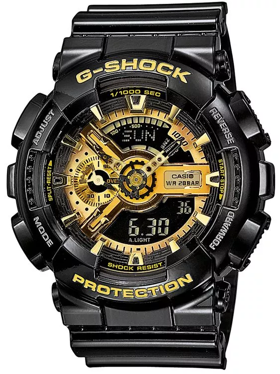 GA110GB-1A, Digital Gold Men's Watch G-SHOCK