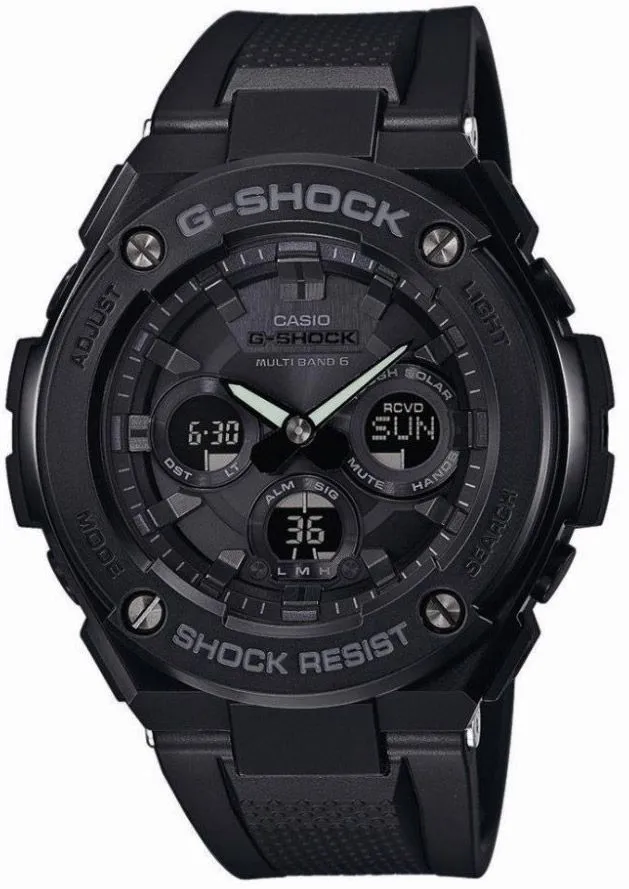 G-SHOCK Tough Solar Waveceptor gents watch GST-W300G-1A1ER