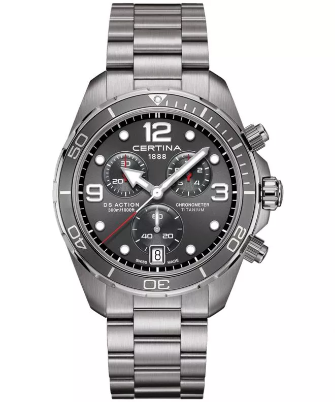 Certina Aqua DS Action Chrono Titanium watch C032.434.44.087.00 (C0324344408700)