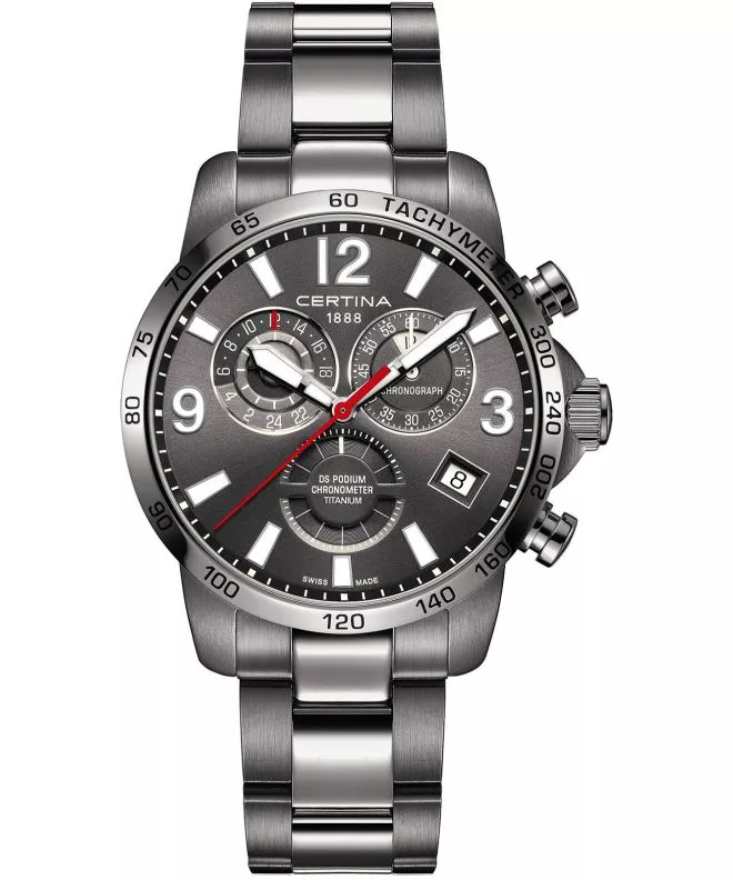 Certina Sport DS Podium GMT Titanium Chrono watch C034.654.44.087.00 (C0346544408700)