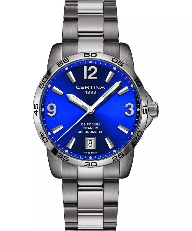 Certina Sport DS Podium Titanium watch C034.451.44.047.00 (C0344514404700)