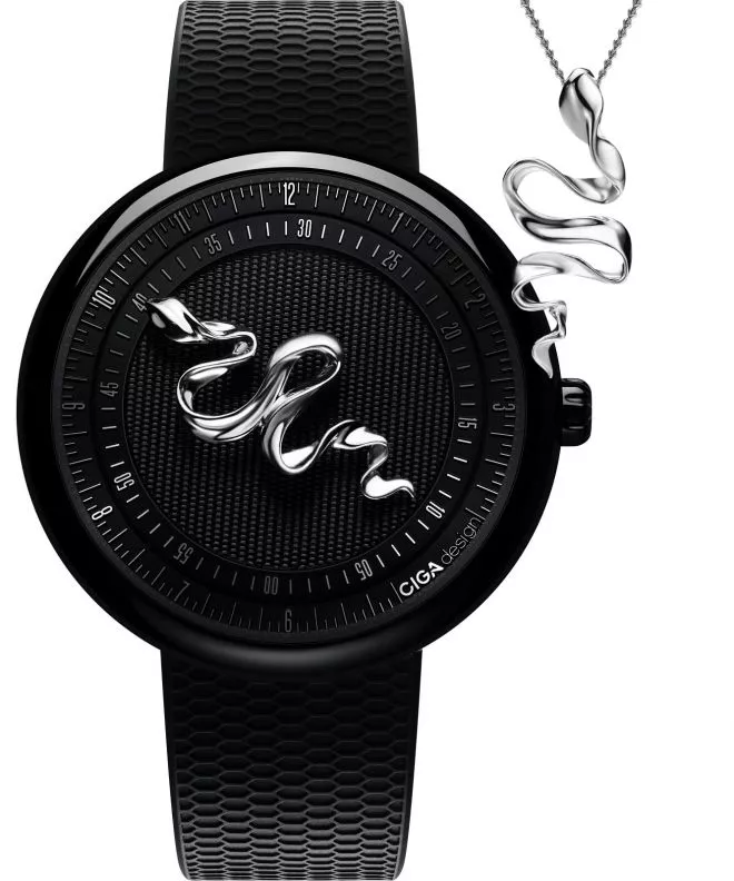 Ciga Design Legend of Serpent Automatic Silver 925 Edition GPHG 2021 SET watch U037-BB02-W6B