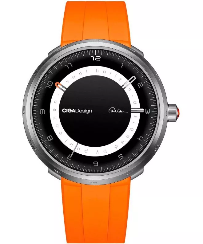 Ciga Design U-Series Black Hole Titanium Mechanical SET  watch U021-TB02-W3S6O