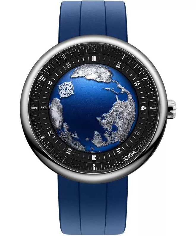 Ciga Design U Series Blue Planet II Atlantic Titanium Automatic GPHG 2021 watch U039-TU01-W6U