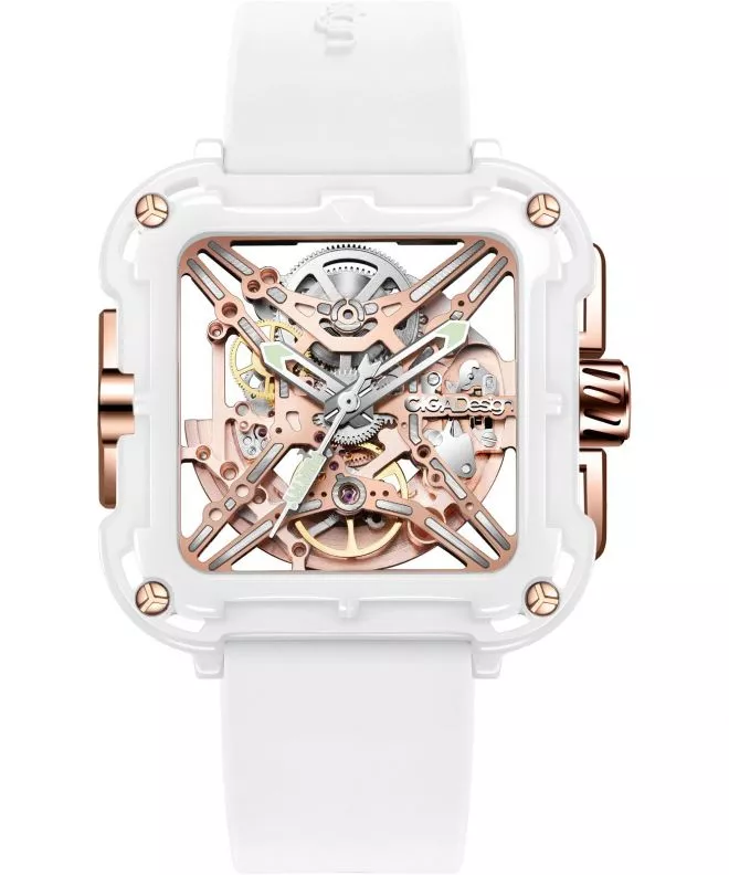 Ciga Design X Series Machina Skeleton Automatic Ceramic watch X012-WR01-5WH