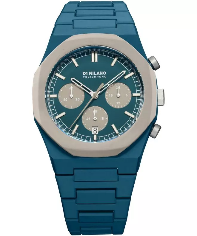 D1 Milano Petrol Blast Polychrono Chronograph watch PHBJ06