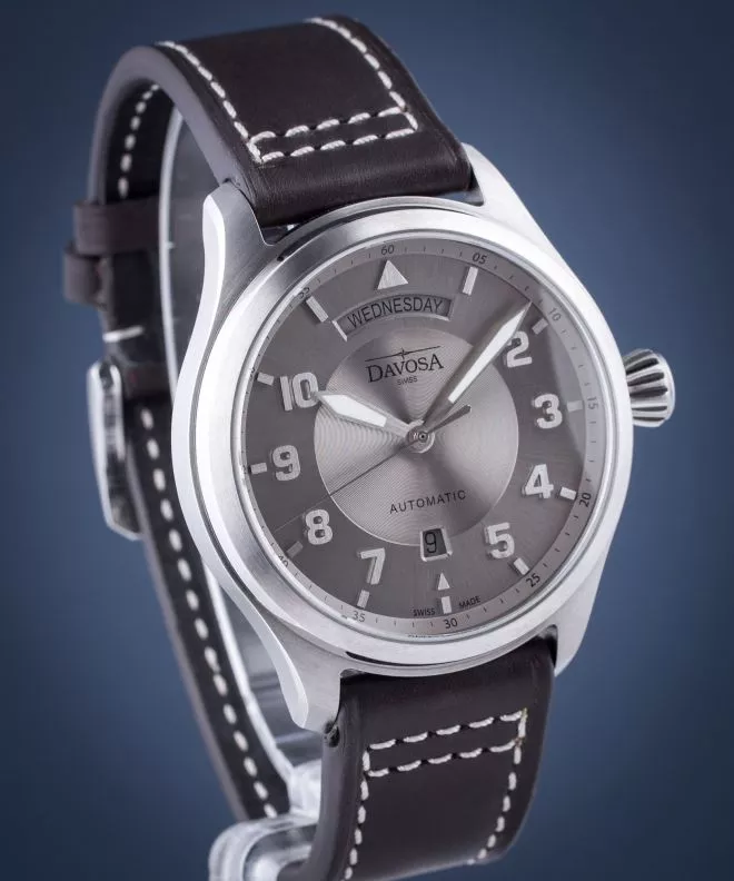 Davosa Newton Pilot Day-Date Automatic Men's Watch 161.585.15