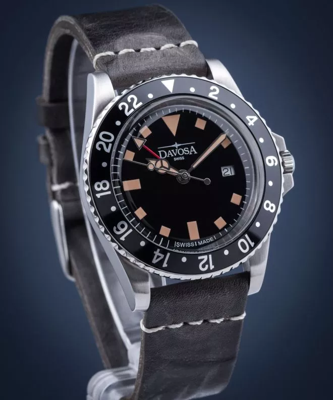 Davosa Vintage Diver GMT Men's Watch 162.500.55