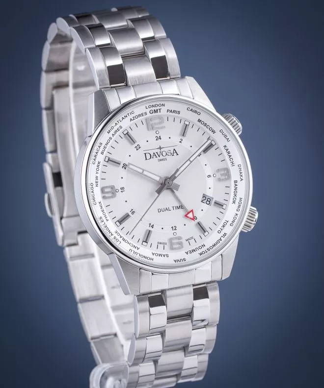 Davosa Vireo Dual Time Men's Watch 163.480.15