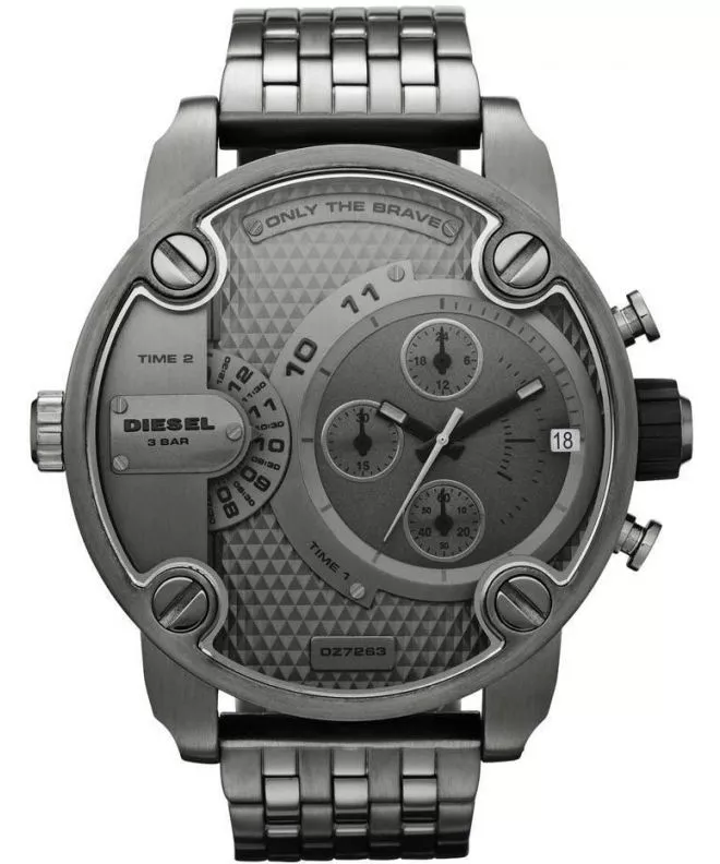 Diesel DZ7263 - Little Daddy Gunmetal Watch • Watchard.com