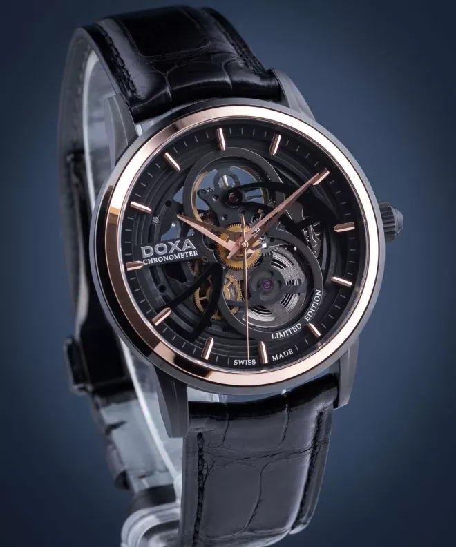 Doxa GrandeMetre Skeleton Titanium Limited Edition Men's Watch D210BBK