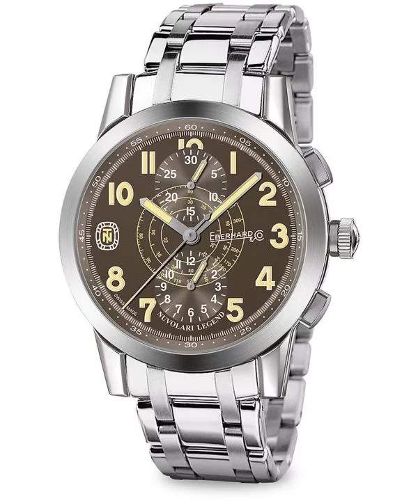 Eberhard Nuvolari Legend “The Brown Helmet” Automatic Chronograph Men's Watch 31138.02 CA