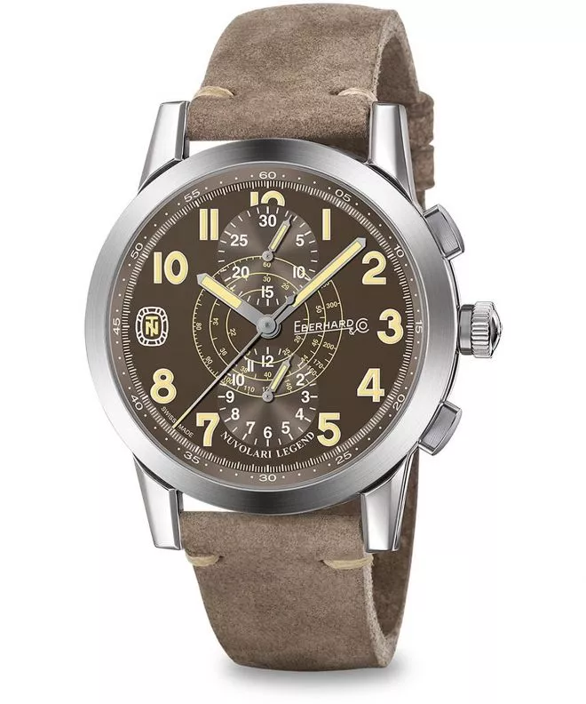 Eberhard Nuvolari Legend “The Brown Helmet” Automatic Chronograph Men's Watch 31138.02 CP