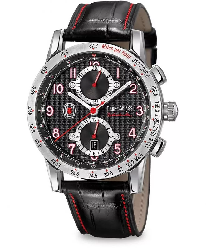 Eberhard Tazio Nuvolari Data Automatic Chronograph Men's Watch 31066.1 CP