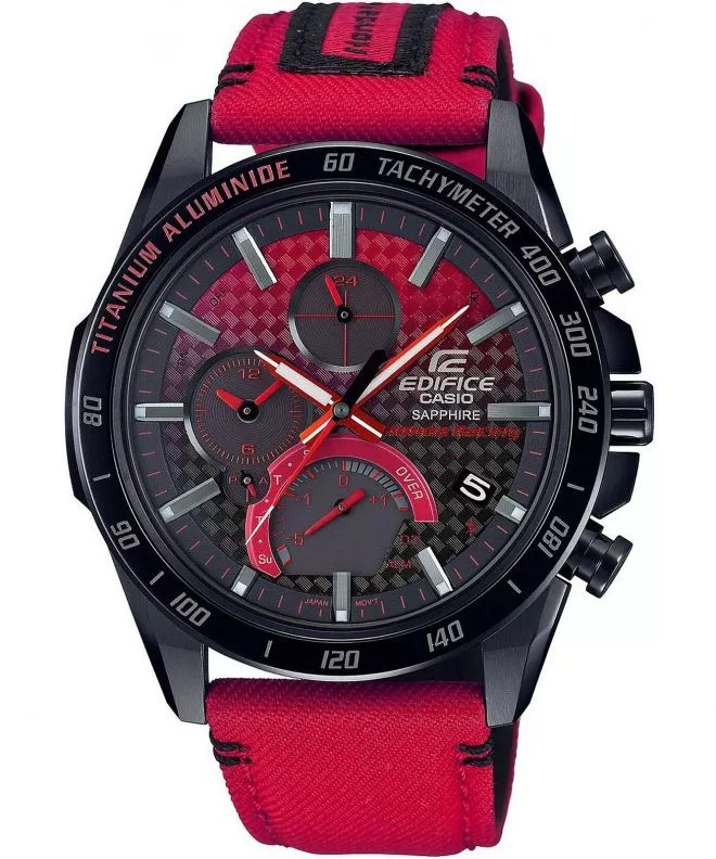 Casio Edifice Premium Honda Racing Bluetooth Sync Tough Solar Limited Men's Watch EQB-1000HRS-1AER