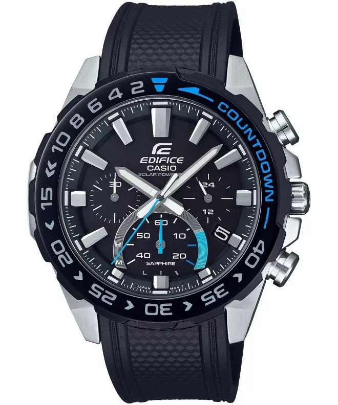 Casio EDIFICE Premium Sapphire Countdown Bezel Tough Solar Men's Watch EFS-S550PB-1AVUEF