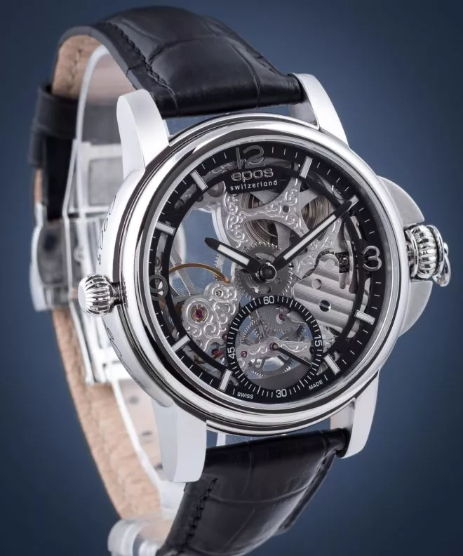 Epos Oeuvre d'Art Skeleton Limited Edition Men's Watch 3429.195.20.55.25