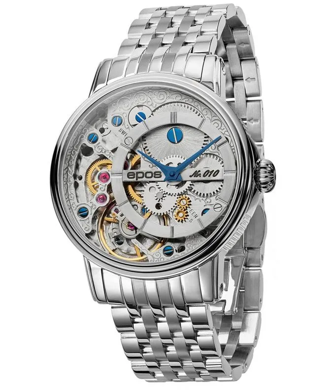Epos Oeuvre D'Art Verso Skeleton Limited Edition gents watch 3435.313.20.18.30