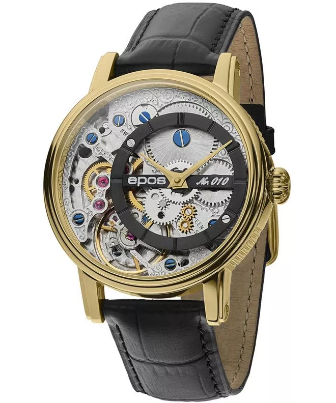 Epos Oeuvre D'Art Verso Skeleton Limited Edition gents watch 3435.313.22.15.25