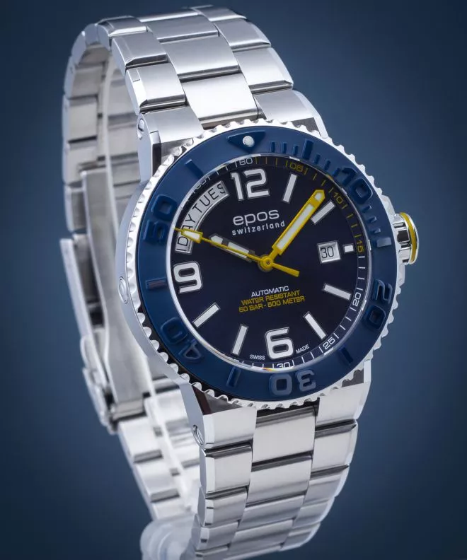 Epos Sportive Day Date Diver Automatic Men's Watch 3441.142.96.96.30